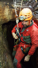 Olivier Testa explores a shaft