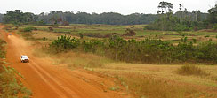 National road in Gabon
